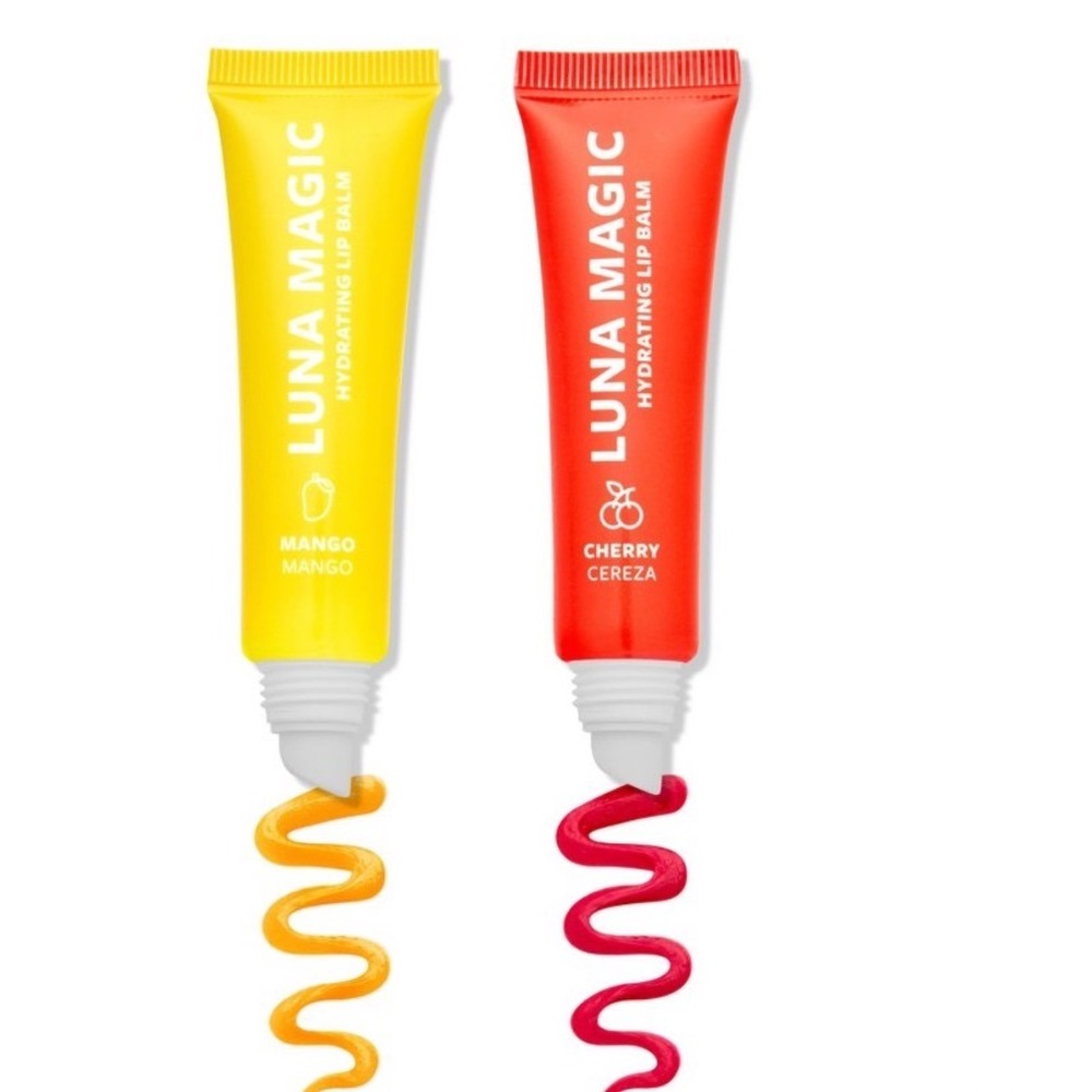 Luna Magic Hydrating Lip Balm Duo Mango and Cherry 2 Piece Set 1oz 30mL NEW
